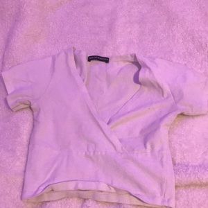 brandy melville surplice top